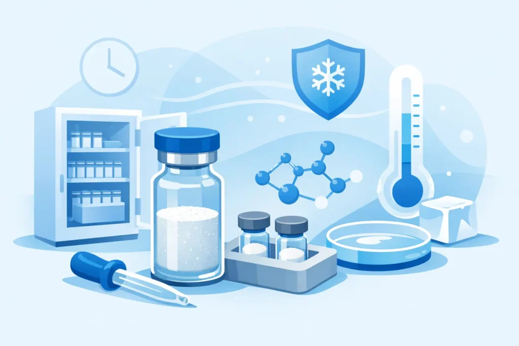 How to Store Lab Peptides Correctly