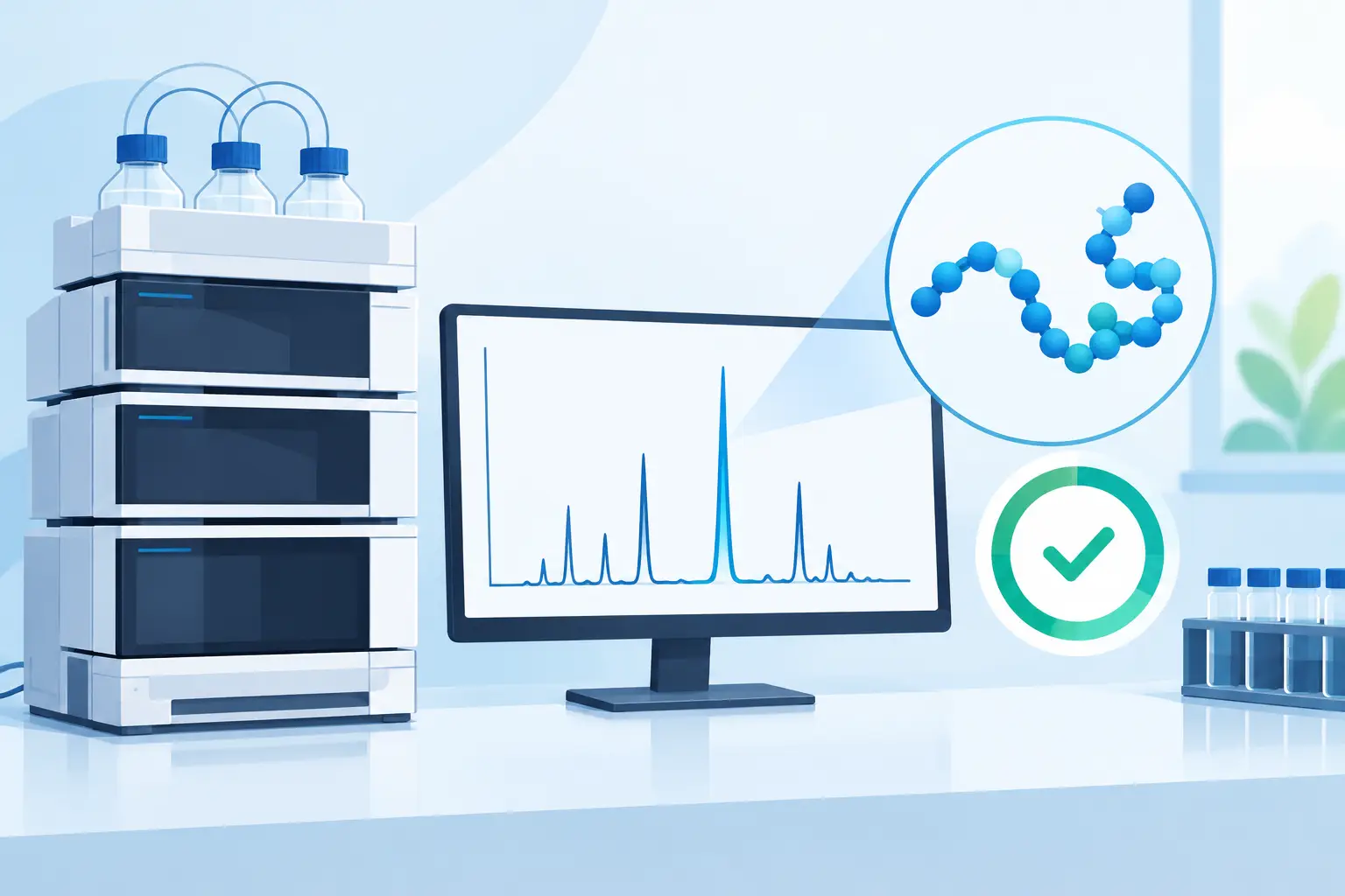 UHPLC Purity Screening Peptides at 99%+